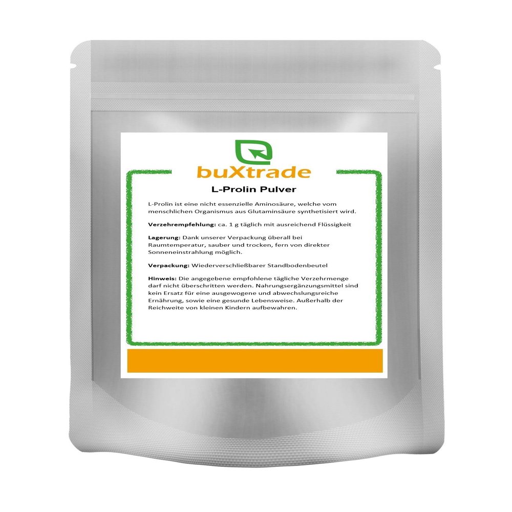 L-Proline | Buxtrade | Non-Essential Amino Acid | Dietary Supplement | 250 g
