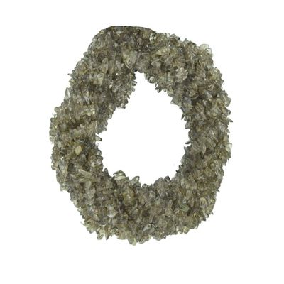 ShreeAkJewels Natural Smoky Topaz Gemstone Chips, Free Form, 86.4 cm Strand