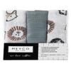 MEYCO Muslin Washcloths, 3-Pack, 30 x 30 cm, Animal Multicolor view 2