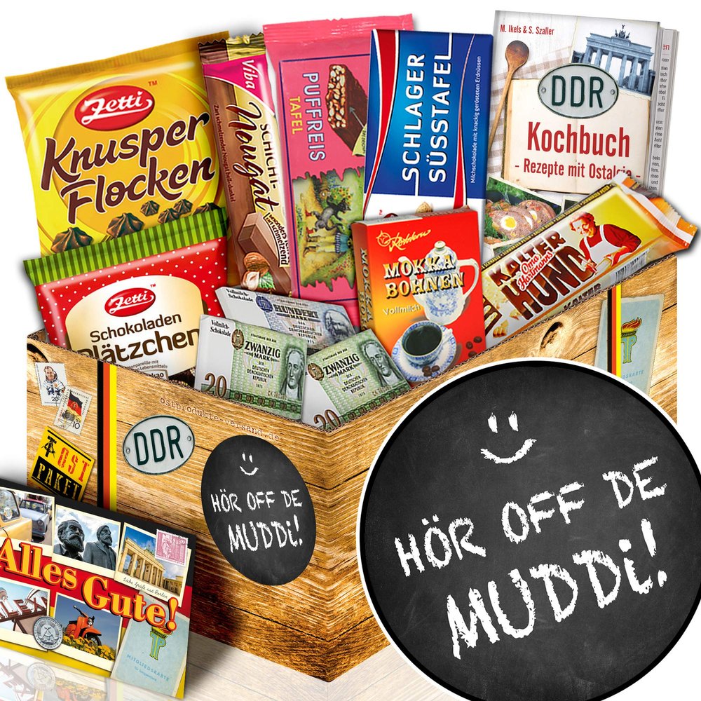 Hr off de Muddi Ossi Gift Set with DDR Cookbook & Chocolate