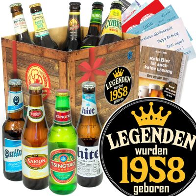 Legends 1958 – Beer Box – Beers of the World – 1958 Gifts