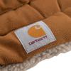 Carhartt Durable Canvas Dog Bed, Firm Duck Canvas, Carhartt Brown, Sherpa Top, Large view 2