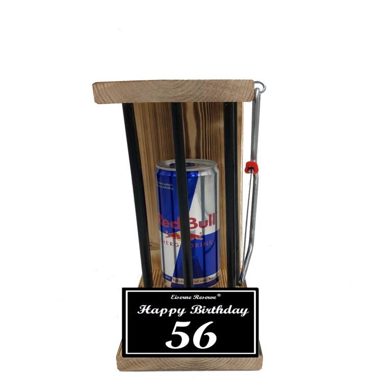 Red Bull 56th Birthday Gift for Men and Women – Iron Reserve Black Edition Gift Set