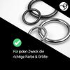 Ganzoo O-Ring Metal 38 mm Inner Diameter, 5 pcs Black view 4