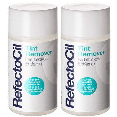 2-Pack RefectoCil Tint Remover for Eyebrow and Eyelash Tint Stains, 150 ml