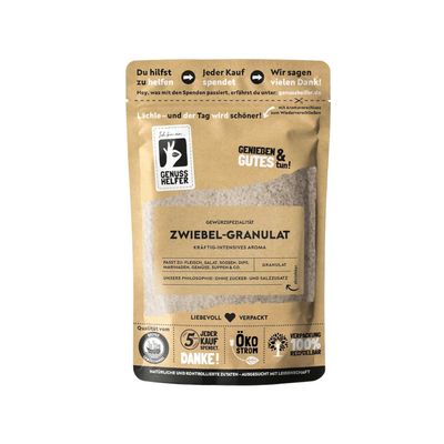 Onion 100 g, Onion Granules/Onion Powder, No Additives or Flavor Enhancers – Bremer Gewürze