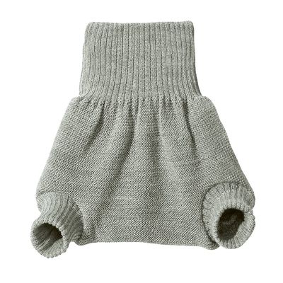 Disana Wool Diaper Cover, 100% Organic Merino Wool, GOTS & IVN Best, Gray, Size 98–104