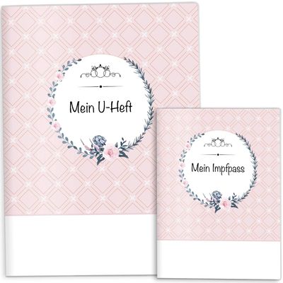 OLGS Child Health and Vaccination Record Cover Set | Pink Little Lady | No Personalization