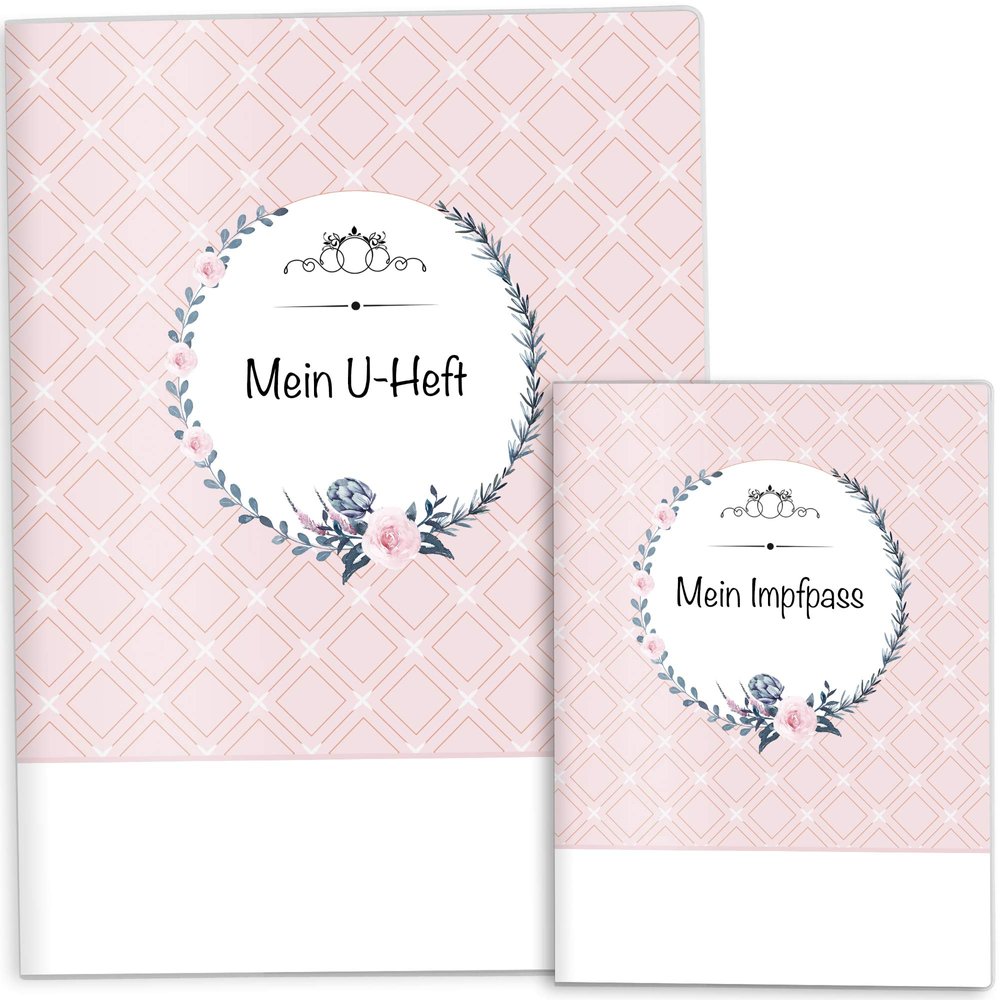 OLGS Child Health and Vaccination Record Cover Set | Pink Little Lady | No Personalization
