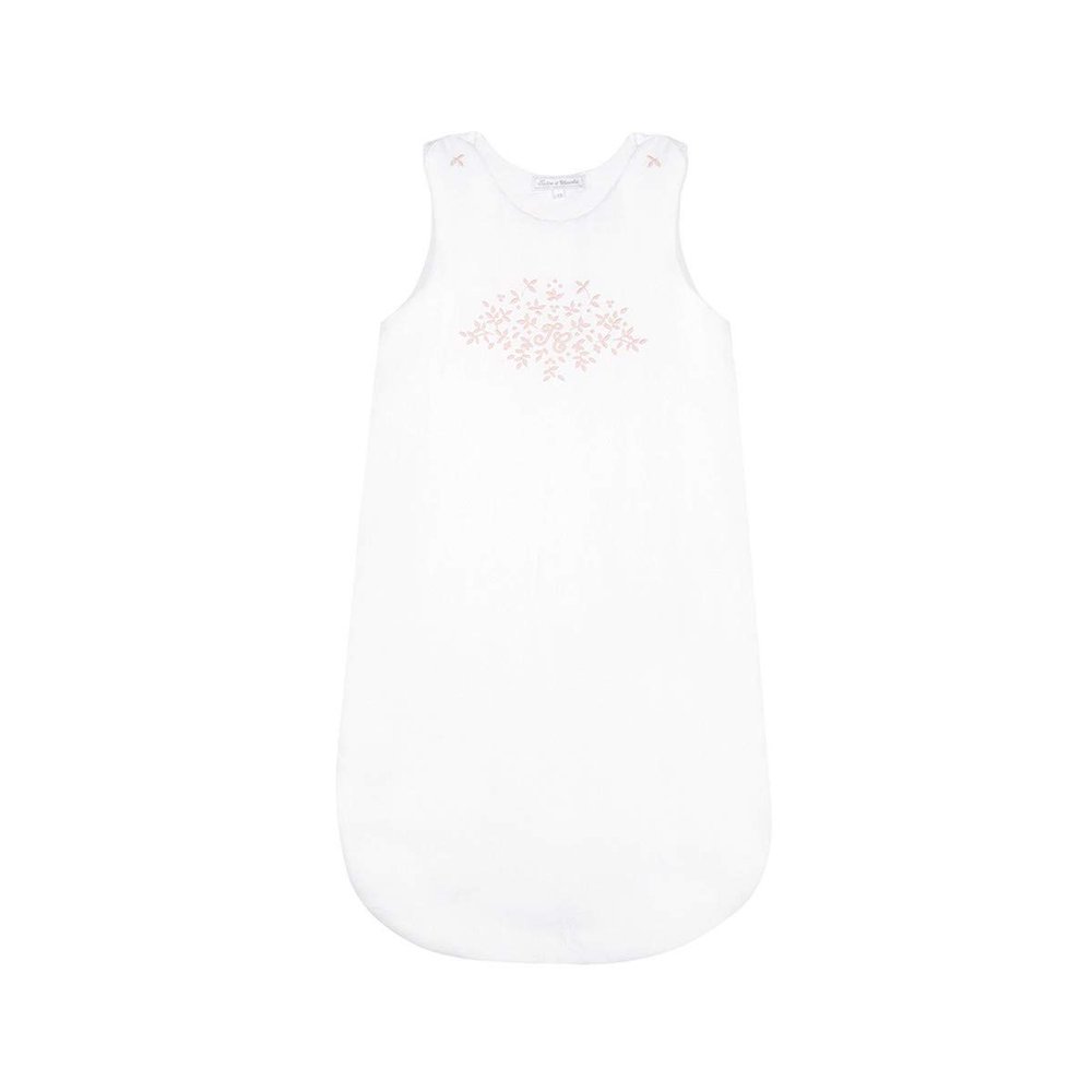 Tartine et Chocolat Feuilles de Lin Blanc Sleeping Bag, Size 2