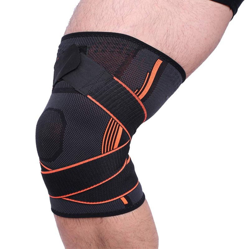 Knee Brace, Durable, Non-Slip and Breathable, Orange, XL