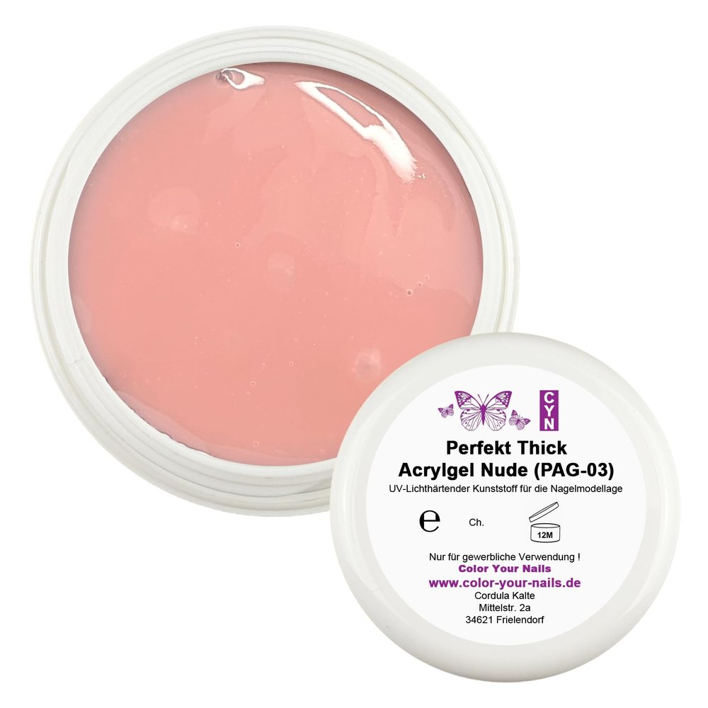 Perfekt Thick Nude Acrylgel (PAG-03), Extra Thick, 30 ml