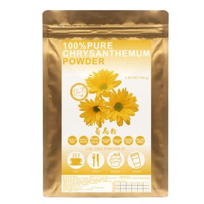 Plant Gift 100% Pure Chrysanthemum Powder for Drinks, 100 g/3.25 oz