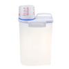 Tubayia Portable Pet Food Storage Container with Measuring Cup view 1