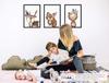 Olgs Baby Nursery Wall Art Set of 3, A4 Boho Woodland Animal Posters view 4