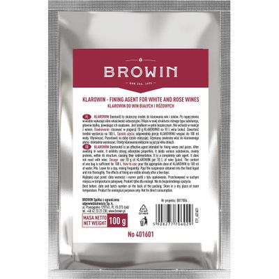 Browin 401601 Klarowin Wine Fining Agent, 100 g
