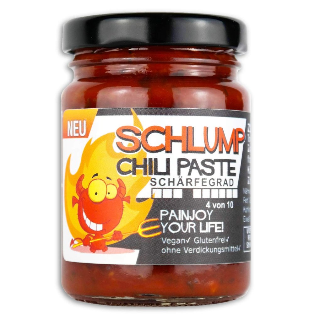 Schlump-Chili Paste – Medium-Hot Habanero Chili Paste with Ginger (1 x 90 g)