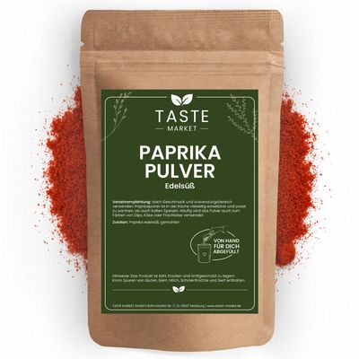 500 g Sweet Paprika Powder | 120 ASTA | 100% Quality Paprika Powder | Delicatessen Paprika