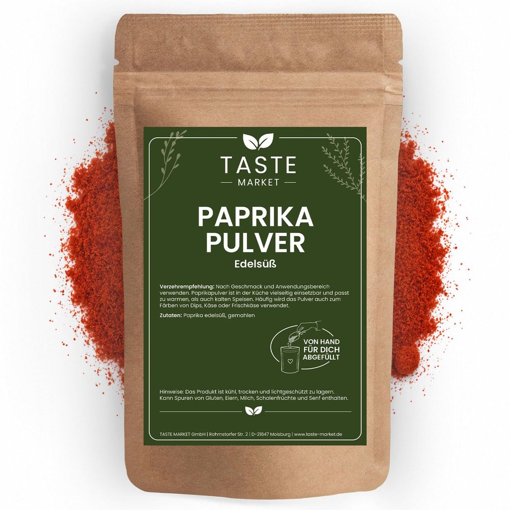 500 g Sweet Paprika Powder | 120 ASTA | 100% Quality Paprika Powder | Delicatessen Paprika