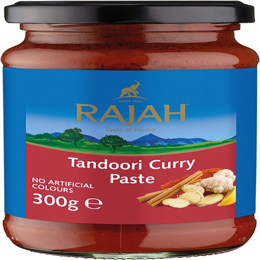 Rajah Tandoori Curry Paste, Mildly Spicy, 300 g