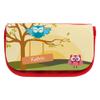Personalized Kathrin Cosmetic Bag with Owl Motif view 1