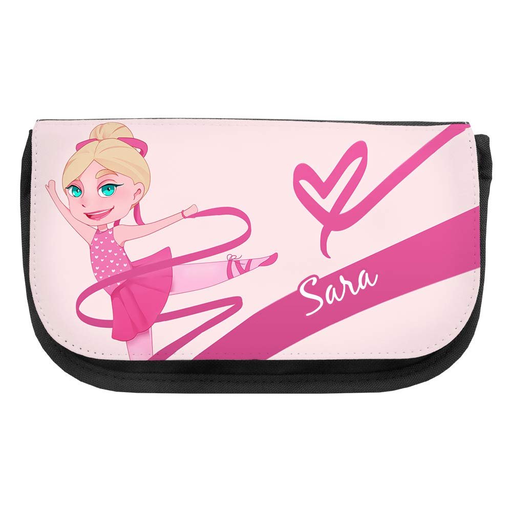 Cosmetic Bag with the Name Sara and Dancer Design