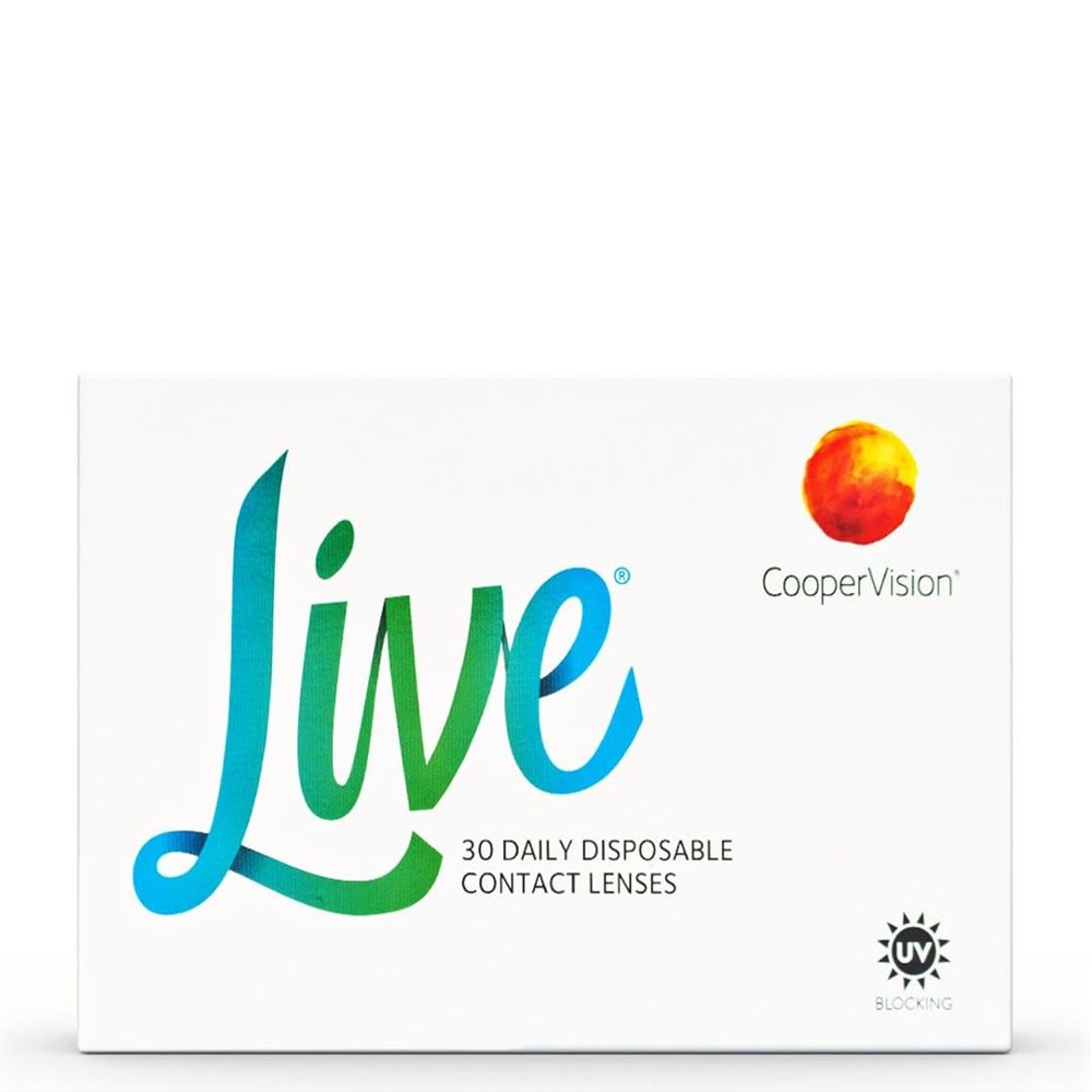 Live Daily Disposable Soft Contact Lenses, 30 ct/BC 8.6 mm/DIA 14.0 mm/-2.75 D