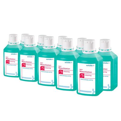 10 x 500 mL Schülke S&M Wash Lotion, Soap-Free