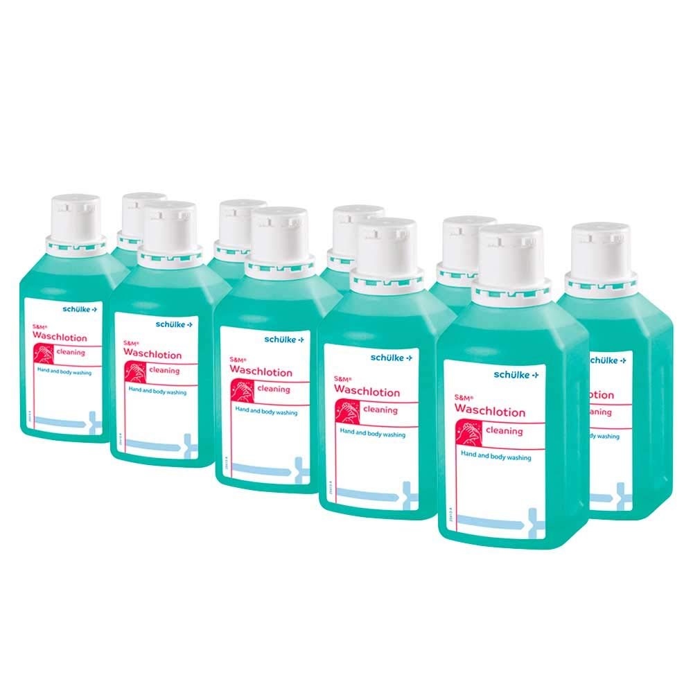 10 x 500 mL Schülke S&M Wash Lotion, Soap-Free
