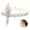1920s Vintage Crystal Headband for Women, Bridal Headpiece view 1