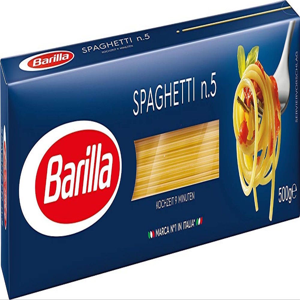 Barilla Spaghetti Pasta, 500 g, 6-Pack