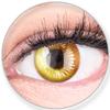 Funnylens Yellow Anime Circle Contact Lenses, Highly Opaque, Non-Prescription, with Case view 1