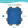 NEPPT Positioning Bed Pad with Handles, 48 x 40 in, Reusable Patient Transfer Pad, Washable view 2