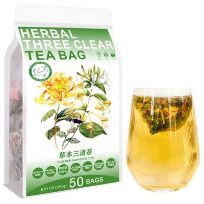 Plant Gift Three-Herb Tea, Tea Bags 250 g/8.81 oz (5 g × 50 bags)