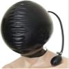 MFMYEE SM Fully Enclosed Double-Layer Latex Mask with Rear Zipper, M view 2
