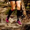5 Pairs Compression Knee-High Support Running Socks for Women & Men, Black & Brown, Size M view 4