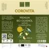 Corovita Organic Extra Virgin Olive Oil, Turkey & Greece, 500 ml view 2