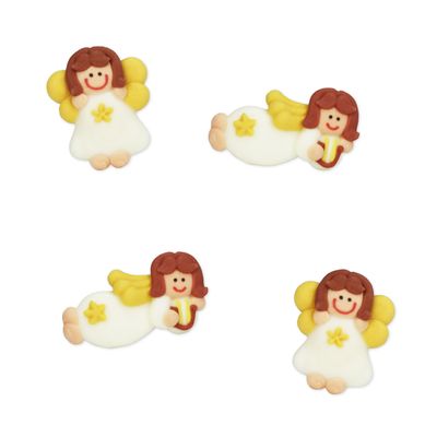 Assorted Sugar Angel Decorations, 48 Pieces, Edible