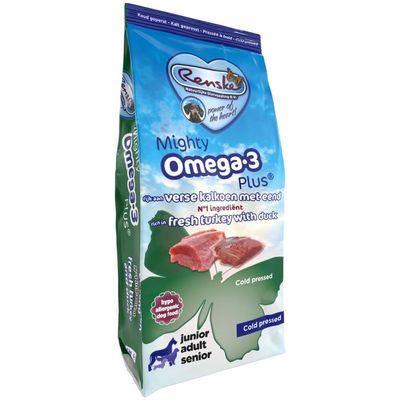 RENSKE Mighty Omega 3 Plus Cold Pressed - Fresh Turkey with Duck - 3 kg