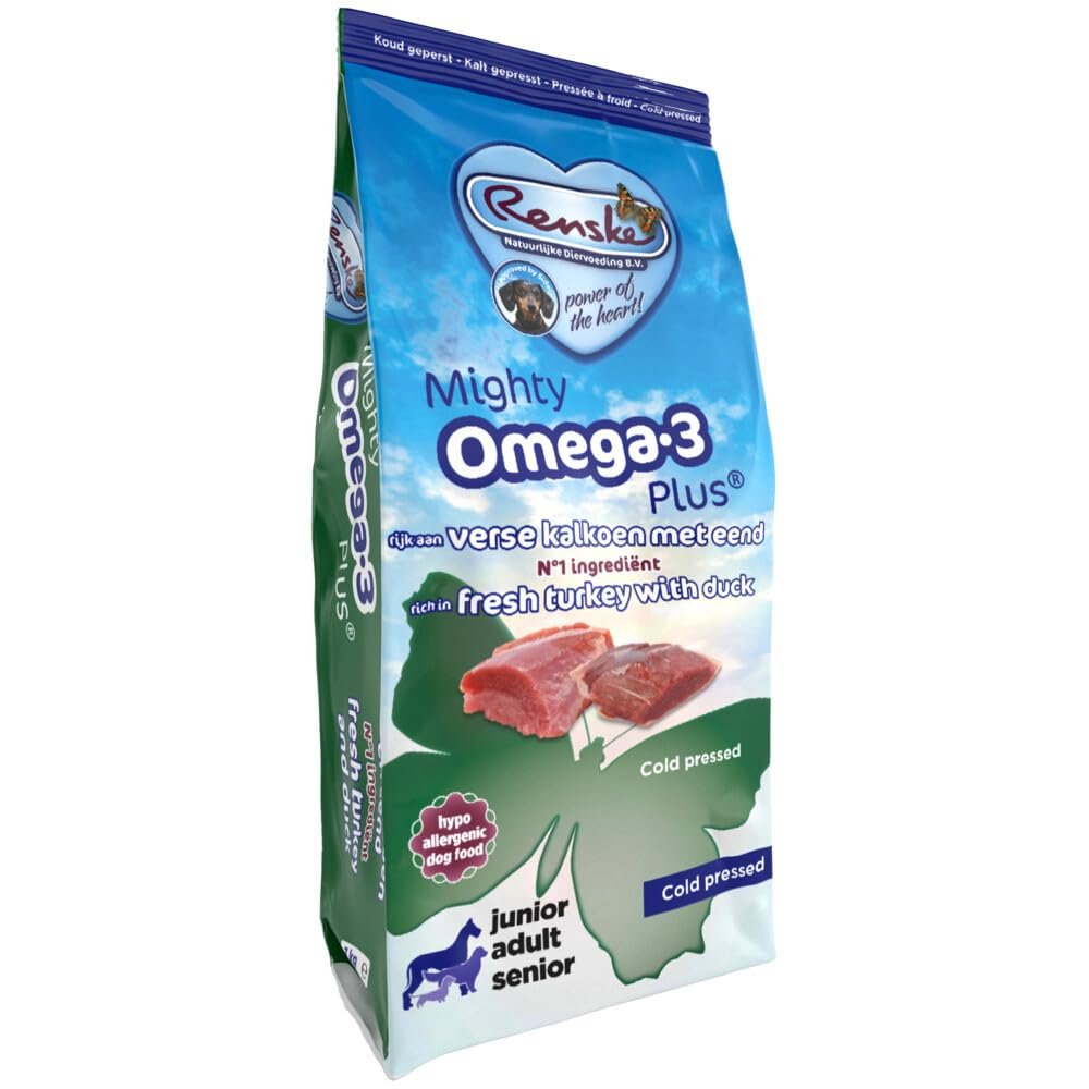 RENSKE Mighty Omega 3 Plus Cold Pressed - Fresh Turkey with Duck - 3 kg