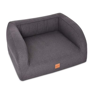 PadsForAll Florian Dog Bed, Modern Felt-Like Upholstery Fabric, Optional Orthopedic Filling
