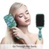 MONTOJ Professional Aqua Camouflage Hair Brush with Cushion Base and Nylon Bristles view 4