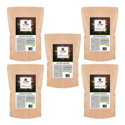 GreatVita Pink Crystal Salt, Coarse Grain 2–5 mm, 5 x 1,000 g
