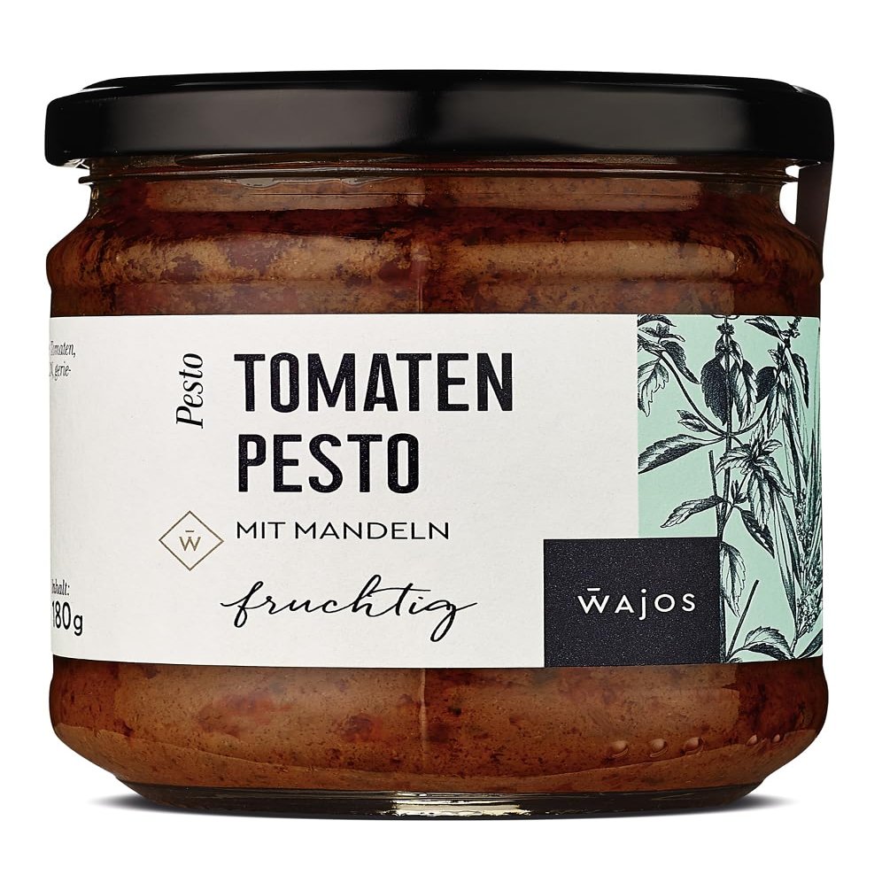 Wajos Tomato Pesto with Sun-Dried Tomatoes & Almonds, 180 g