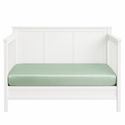 Mulberry Park 19 Momme Grade 6A Silk Fitted Crib Sheet, 100% Mulberry Silk, 28 x 52 in
