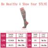 Fenglaoda Women's Graduated Compression Socks, 15–25 mmHg, Knee-High, Colorful, Large/X-Large view 2