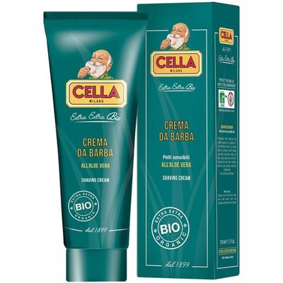 CELLA Shaving Cream with Organic Aloe Vera, 150 g