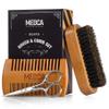 Wooden Beard Comb and Brush Set for Men view 1