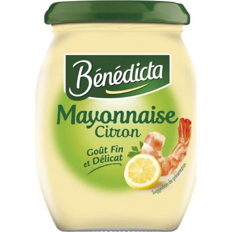 Benedicta Mayonnaise, Lemon Goa Ende T und D Licat, 255 g (6-Pack)
