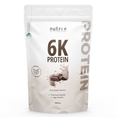 Nutri+ Chocolate Protein Shake 1 kg – Low-Sugar Vegan Protein Powder